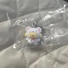 ポムポムプリン ふわふわスノー めじるしチャーム