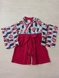 ベビー袴　ロンパース80cm