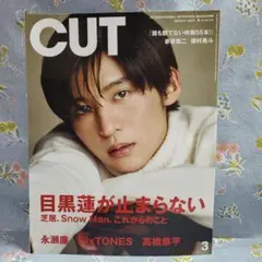 ☆新品未読 CUT 2023年3月号 目黒蓮表紙