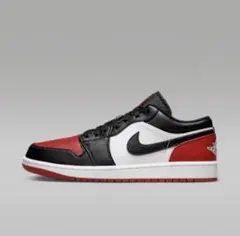 Nike Air Jordan 1 Low ブラック/ホワイト/レッド