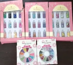 セット売り♡ジェルネイル パーツ 5点セット ネイル デザインパーツ 自宅ネイル