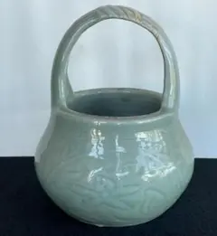 青磁 手付 手炙 手あぶり 火鉢 灰被 灰かぶり 茶道具 花文 古陶 中国 花器 2026年最新】青磁 火鉢の人気アイテム - メルカリ