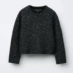 新品 zara kids スパンコールセーター　164cm 13/14歳