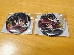 鬼滅の刃 WEBSHOPくじ 冨岡義勇57mm箔押し缶バッジ 2個セット