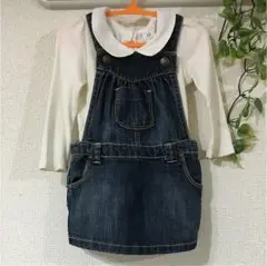 オールドネイビーのジャンパースカート80★ベビーギャップのロンパース80