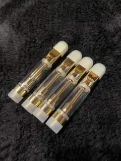 【４本】アトマイザー 510規格　ベイプ　ゴールド　キャップ付き　cbd