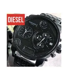 ディーゼル DIESEL 腕時計　DZ-7214 オールブラック ビッグフェイス