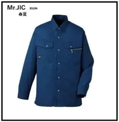 Mr.JIC ワークシャツ 95504 春夏用 4L 綿35％ポリエステル65％のサムネイル