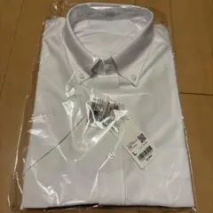 UNIQLO Lサイズ ホワイト ボタンダウンシャツ 新品