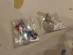 ディズニープリンセス　一番くじ　アリエル アクリルキーホルダー 2点セット
