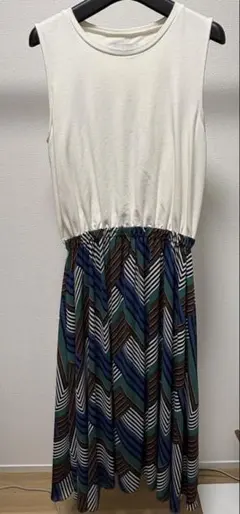 SIMPLICITE ノースリーブカットソーロングワンピース