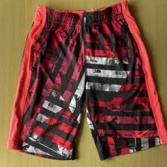 NIKE バスパン　赤/黒 ストライプ