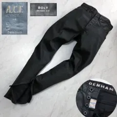 【希少】デンハム A.C.F. コーティング スキニー BOLT ブラック 46のサムネイル