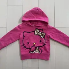 BABYDOLL ハローキティ トパーカー 80 ピンク レオパード コラボ