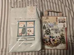 ディズニークリスマス2025 リルリンリン ポータブルクッション レジャーシート