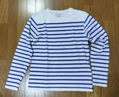長袖ボーダーTシャツ カットソー Mサイズのサムネイル