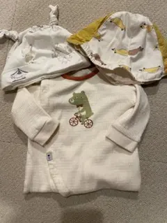 ロンパースと帽子2つセット