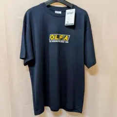 新品】タグ付】DIYAP OLFA コラボ 半袖 Ｔシャツ LLサイズ ネイビー