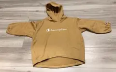 Champion フード付きパーカー 110 ベージュ