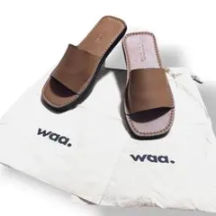 Waa. studios GO SANDALS レザー フラットサンダルのサムネイル