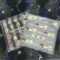 タイバニ マイクロファイバーミニタオル 黒＆グレー