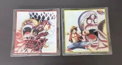 ONE PIECE 一番くじ　ガラスプレート(2枚セット)