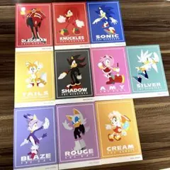 ソニック・ザ・ヘッジホッグポストカードコンプ10種