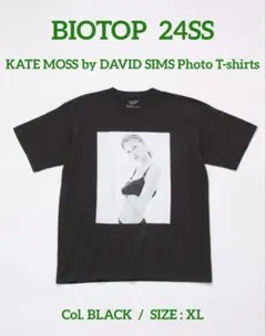 24SS BIOTOP × KATE MOSS Tシャツ ブラック XLのサムネイル