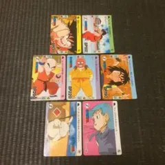 1989年 ドラゴンボール カードダス 7枚セット