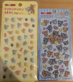 トムとジェリー プチドロップステッカー ぷくぷくシール