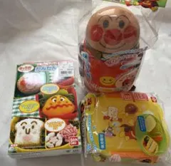 バンダイ アンパンマン 子ども用弁当箱と水筒、かんたんキットのセット