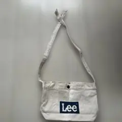 Lee ショルダーバッグ ホワイト キャンバス