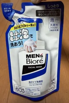 メンズビオレ 泡タイプ洗顔料 つめかえ用 しっとりのサムネイル
