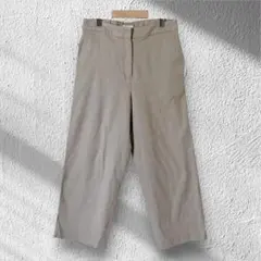 ボールジィ　ストレートパンツ　日本製　大人きれいめ　38サイズ　ベージュ