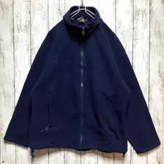 90s～メイドインUSAコロンビア フリースジャケット刺繍ロゴy2k【621】