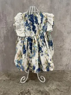 【美品】犬服　LAURA ASHLEY ローラアシュレイ　ワンピースのサムネイル