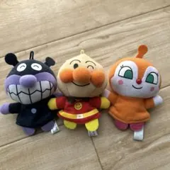 アンパンマン 指人形 ぬいぐるみキーホルダー