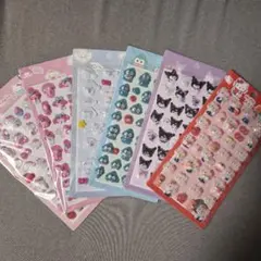 ボンボンドロップシール　キャラクターシールセット 6枚