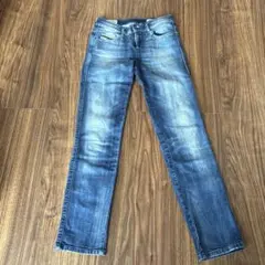 ライトブルー ストレートレッグ デニム