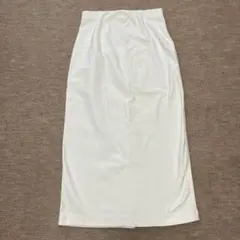 ユニクロ　デニムジャージーナローロングスカート　Mサイズ