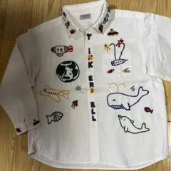 TINKERBELL 刺繍入り長袖シャツ