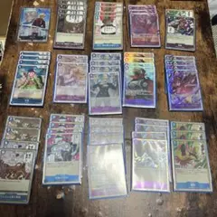 【24時間以内発送】青紫サンジ デッキ リーダーパラレル 優勝構築 追加パーツ