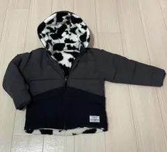 BREEZE 中綿ボアリバーシブルブルゾン　牛柄　130cm