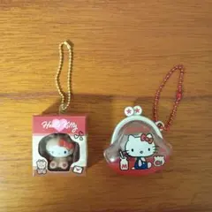 ハローキティ ミニチュアチャーム 2種セット