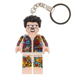 レゴ互換 刺青 タトゥー ミニフィグ ヤクザ キーホルダー チャーム リング