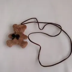 クマ　テディベア型ぬいぐるみ　ネックレス