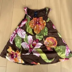 babyGap フラワープリント ノースリーブワンピース 80