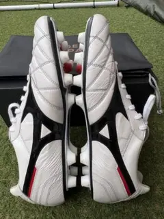 MIZUNO MORELIA サッカースパイク ホワイト クロスステッチ - メルカリ