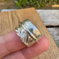 先金フェザー リング 指輪 アクセサリー ハンドメイド ノーブランド