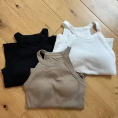 ユニクロ ホルダーネックブラタンクトップのサムネイル